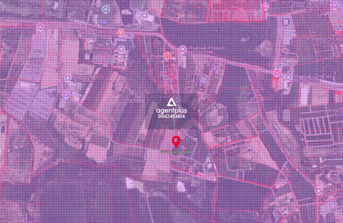 ขายที่ดินแปลงใหญ่ ผังสีม่วงลาย เขาคันทรง ศรีราชา