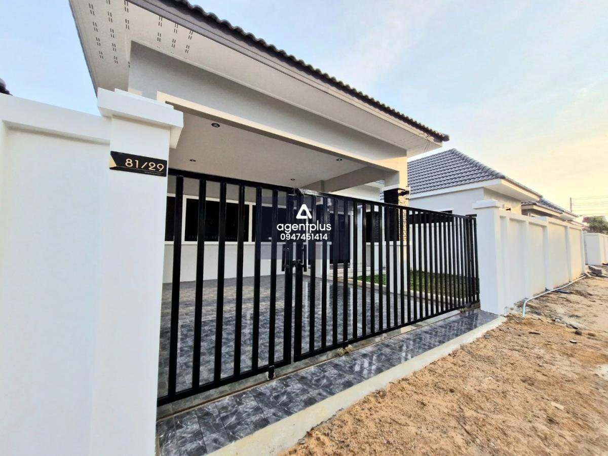 ขายบ้านใหม่ ราคาพิเศษ บ้านสวยพร้อมเข้าอยู่  ซอยลุงจิ๋ว ห้วยใหญ่ พัทยา