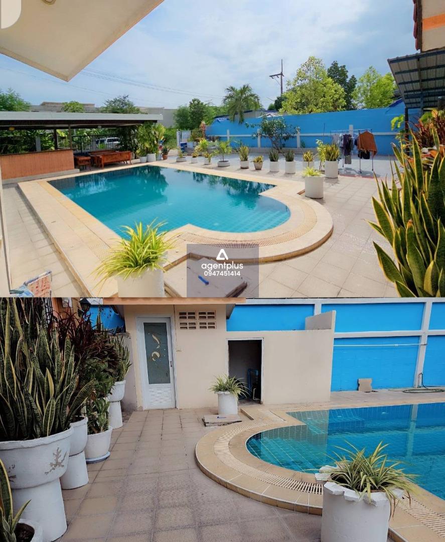 ขายบ้านพูลวิลล่าชั้นเดียว พื้นที่เยอะ