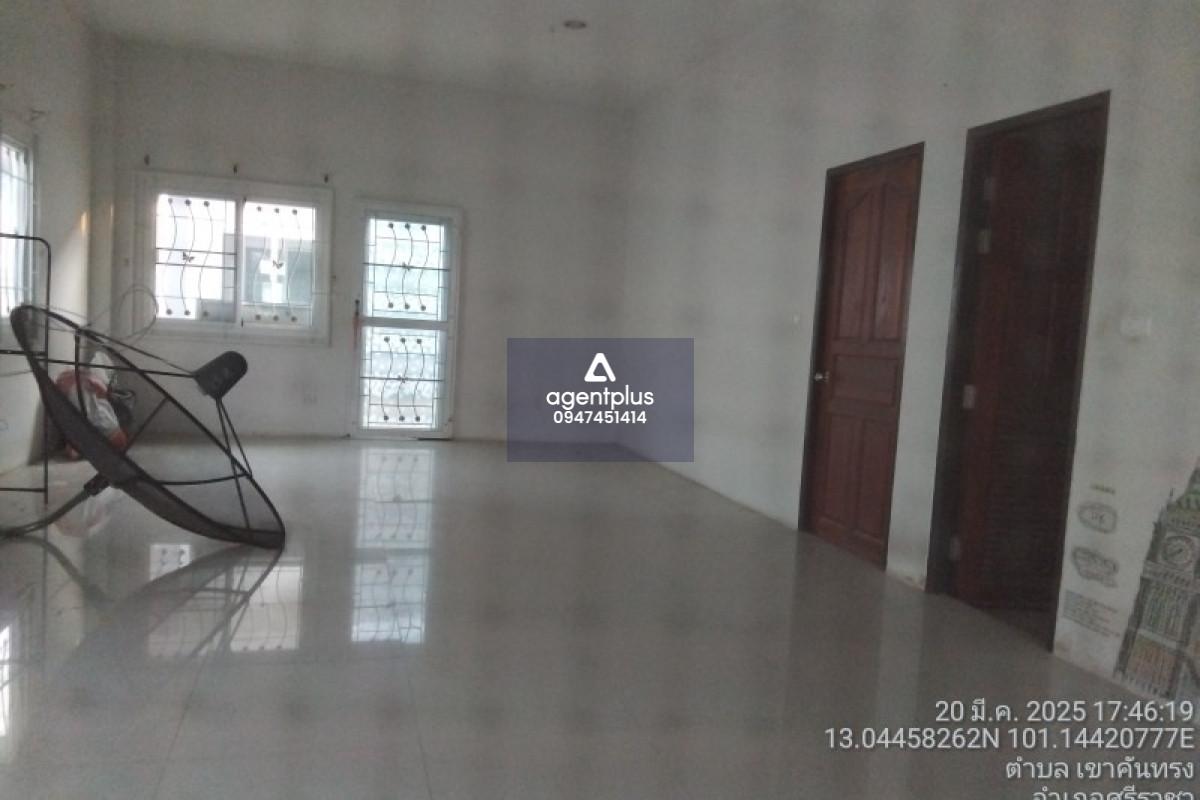 ขายบ้านเดี่ยวชั้นเดี่ยว หมู่บ้าน โครงการพาสุข วิลเลจ ศรีราชา ชลบุรี