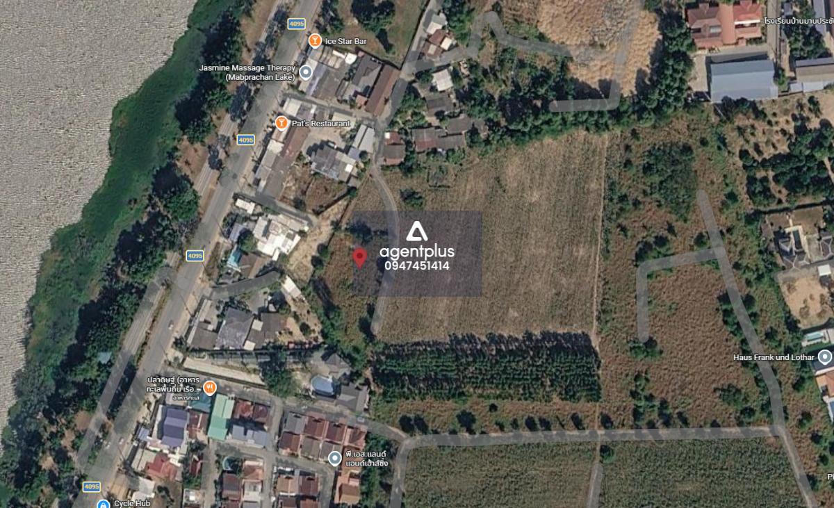 ขายที่ดินเปล่าพร้อมแบบบ้านพลูวิลล่า ติดอ่างมาบประชัน เพียง 100 เมตร พัทยา