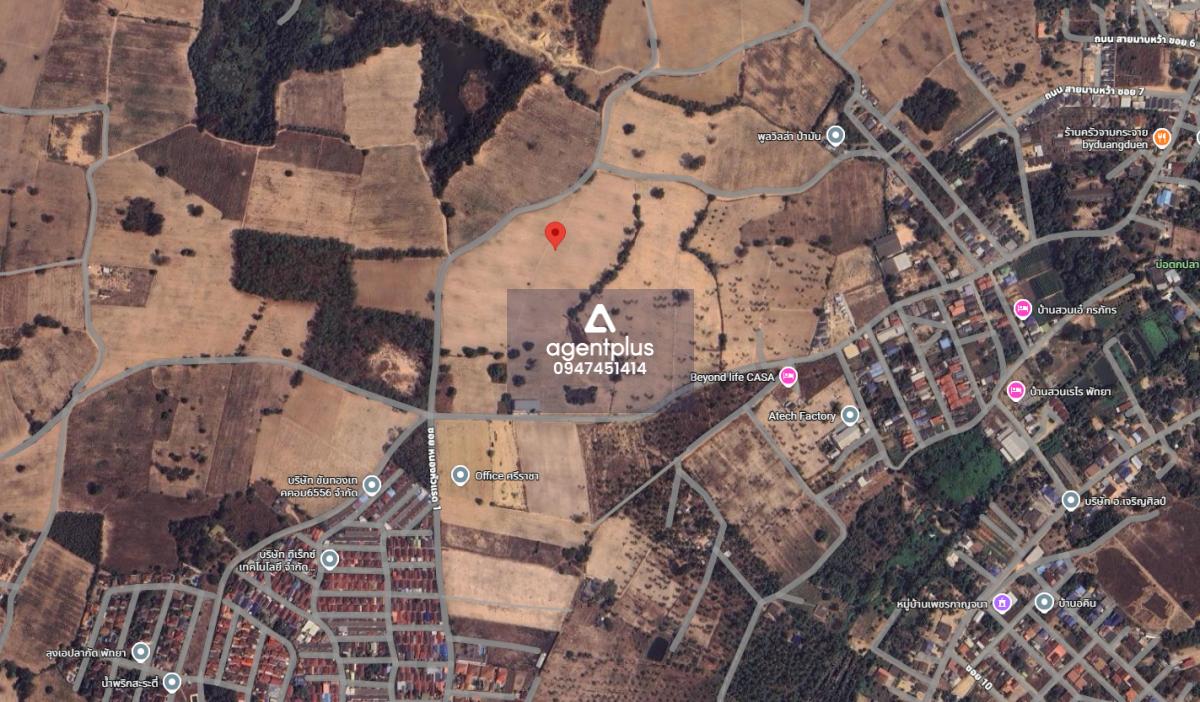 ขายที่ดินติดโครงการจัดสรร หลังหมู่บ้าน ปาร์คฮิลล์ 1 แหลมฉบัง ชลบุรี