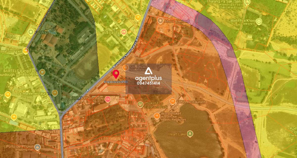 ที่ดินติดถนนบ้านดอน-เชิงทะเล ใกล้ทะเลเพียง 7 นาที ภูเก็ต