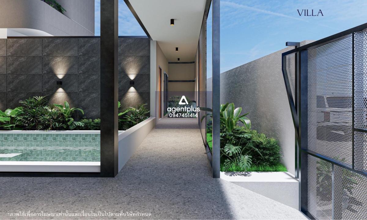 วิลล่าหรูพร้อมสระว่ายน้ำส่วนตัว – อยู่ระหว่างก่อสร้าง (ความคืบหน้า 80%)