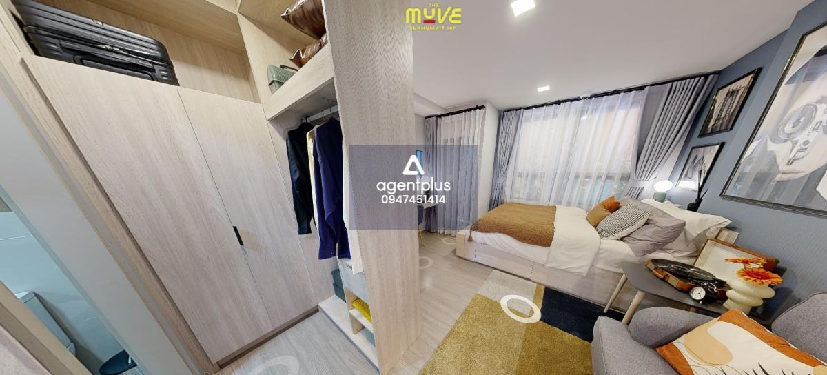 The MUVE Sukhumvit 107 มูฟชีวิตเต็มที่ ไม่มีสะดุด คอนโดมิเนียมสุดหรูจากแสนสิริ ซึ่งตั้งอยู่ในทำเลทองใกล้สถานีรถไฟฟ้าแบริ่ง 