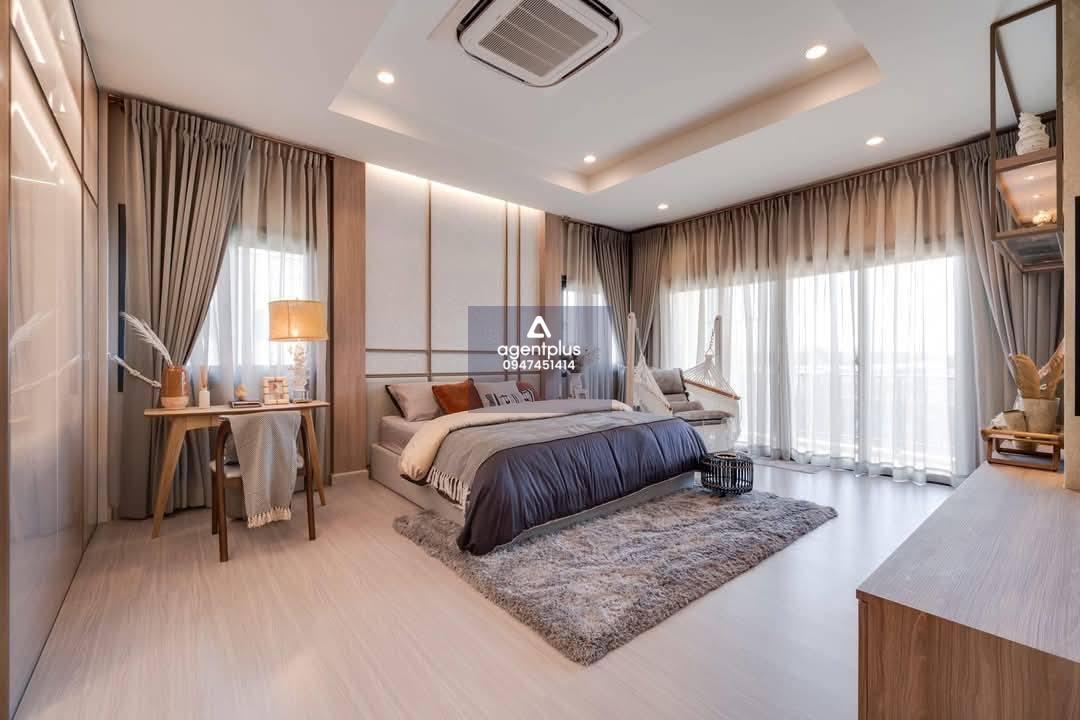 บ้านสวยในโครงการ ราคาพิเศษ  ศุภาลัยพาร์ควิว สุขุมวิท ทุ่งกลม ตาลหมัน พัทยา  หลังมุม แบบบ้านขนาดใหญ่สุดของโครงการ 