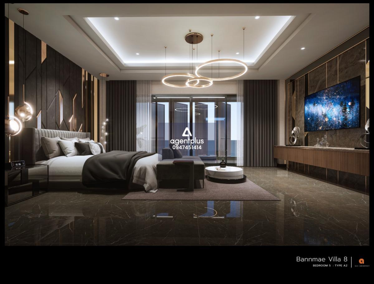 พูลวิลล่าหรู 2 ชั้น ดิ อาโรวานิกซ์ (บ้านแม่ 8)  4 ห้องนอน 5 ห้องน้ำ บ้านสร้างใหม่ ทำเลห้วยใหญ่ พัทยา 