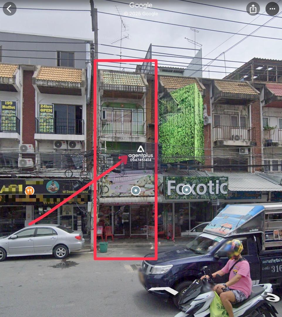 เซ้งด่วน ตึก 3 ชั้น ติดถนนพัทยาสายสอง