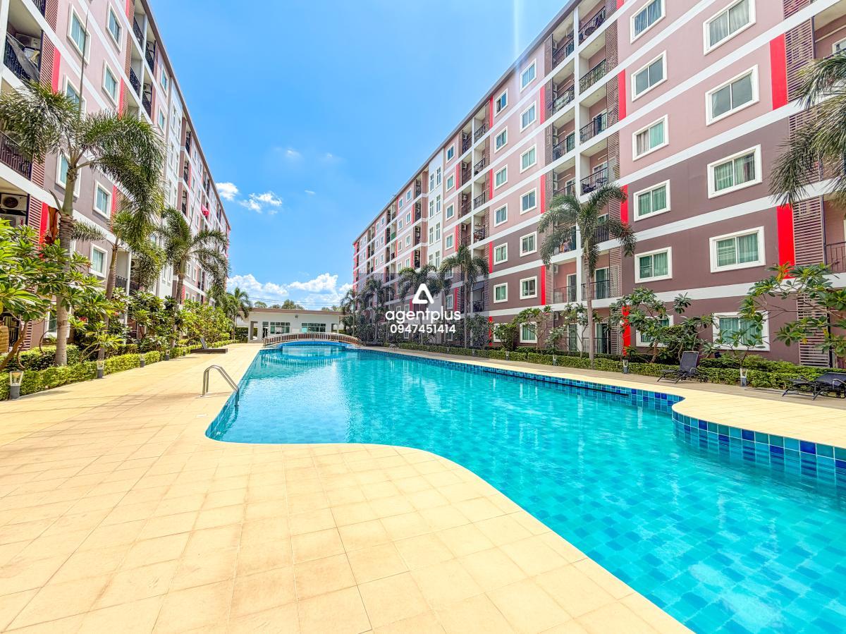 ขายคอนโด 1 ห้องนอน วิวสวนร่มรื่น ราคาสุดคุ้ม CC Condominium 2  ย่านชัยพฤกษ์-พัทยาตะวันออก