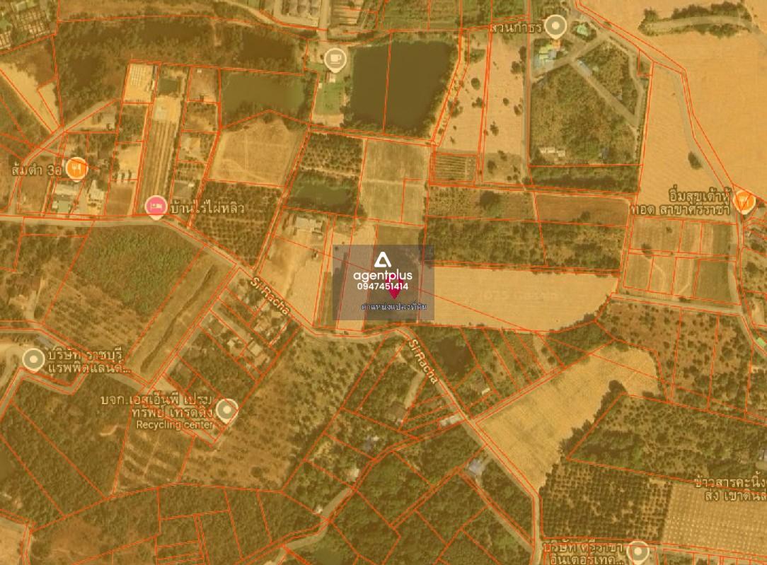 *ขายที่ดินสวนแตงโม ศรีราชา ชลบุรี วิวภูเขา แปลงสวย