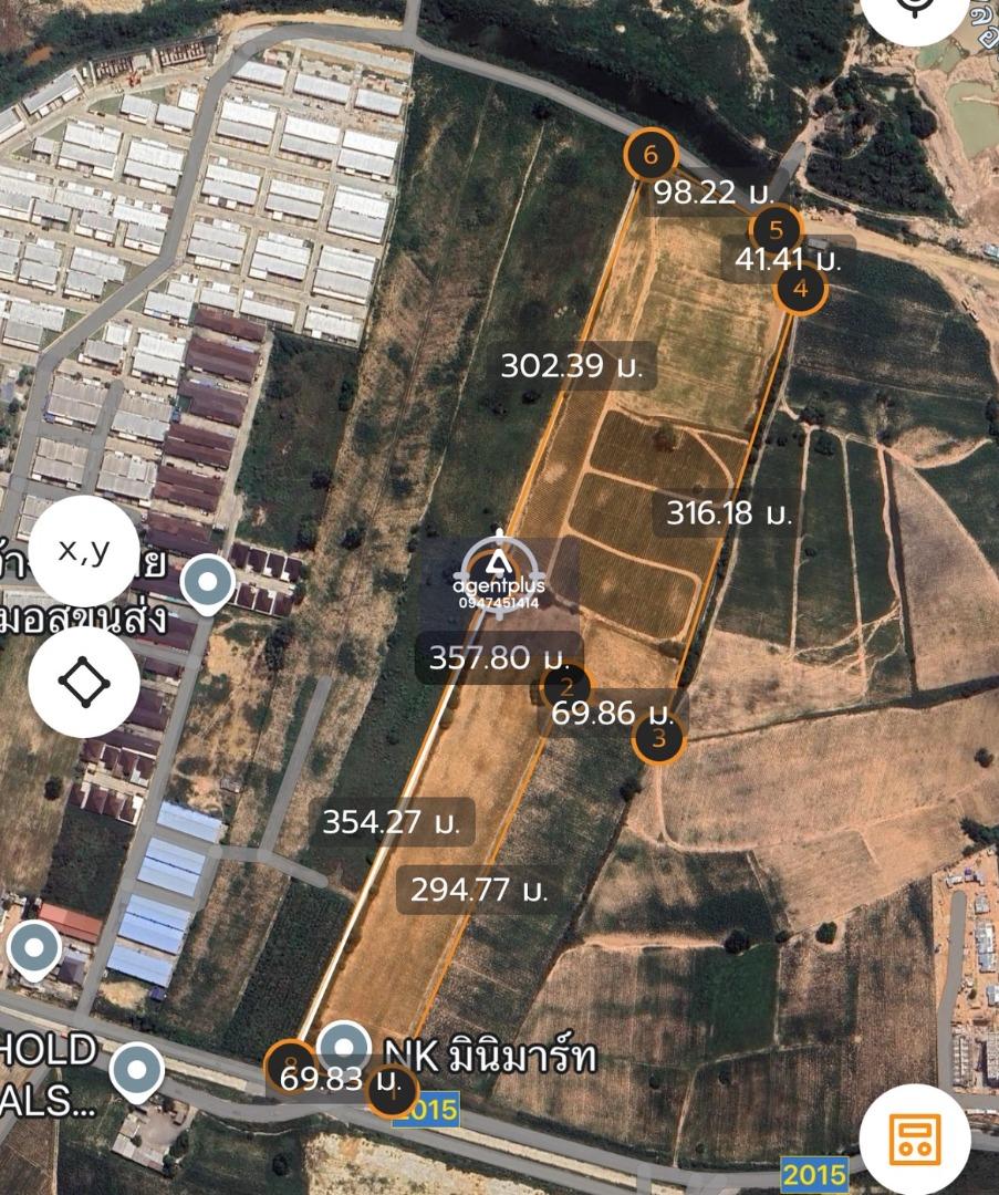 *ขายที่ดิน สาย 2015 (เขาไม้แก้ว – นิคมพัฒนา)  พื้นที่สีม่วง