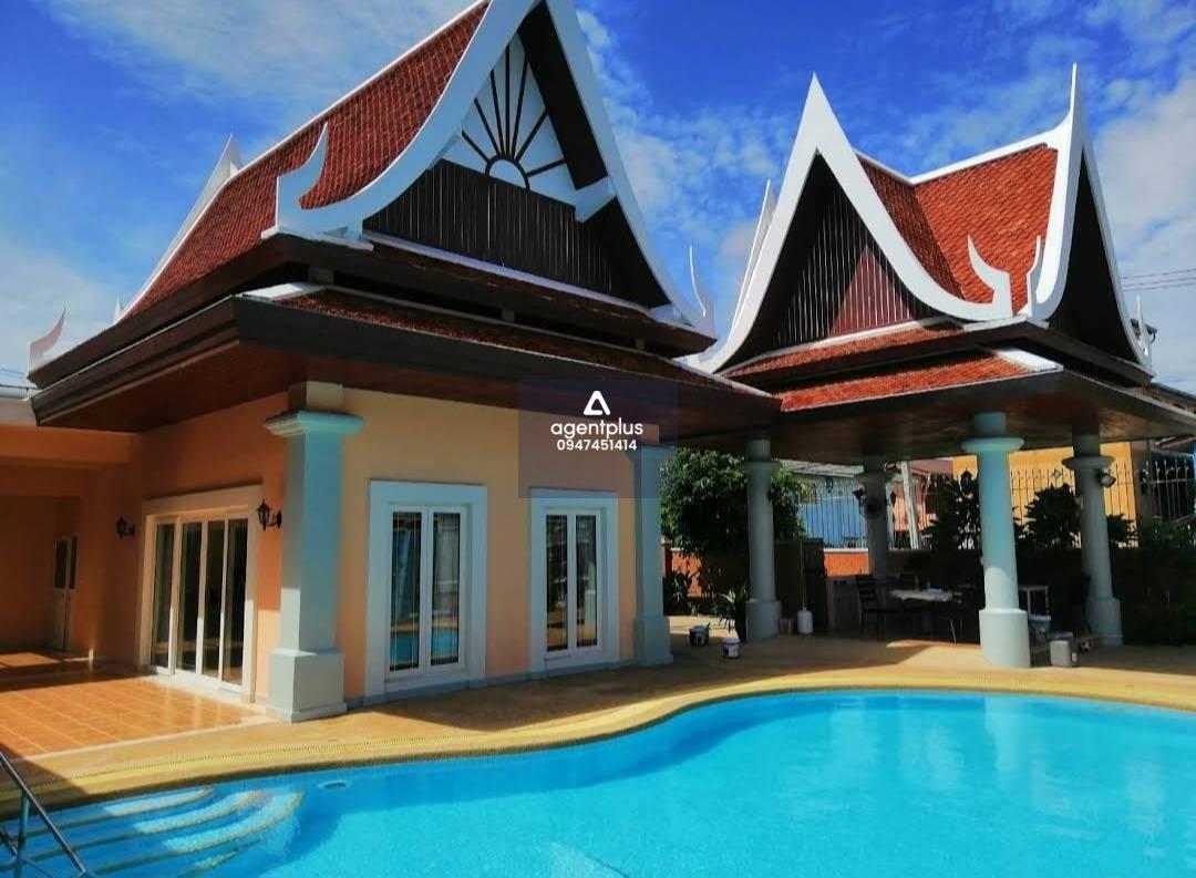 ขายบ้านพูลวิลล่าทรงไทย ชั้นเดียว ทรงไทยประยุกต์ (ฝั่งทะเล)