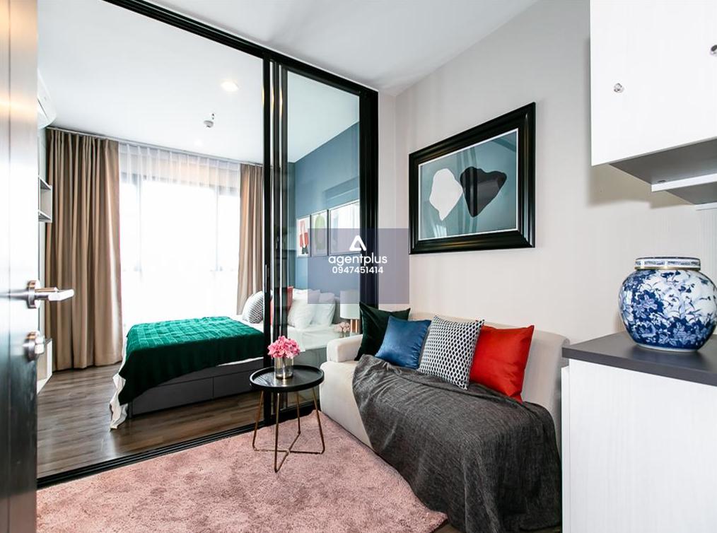 ห้องสวยตกแต่งครบ 1 ห้องนอน ในเดอะ เบส พาร์คเวสต์ สุขุมวิท 77