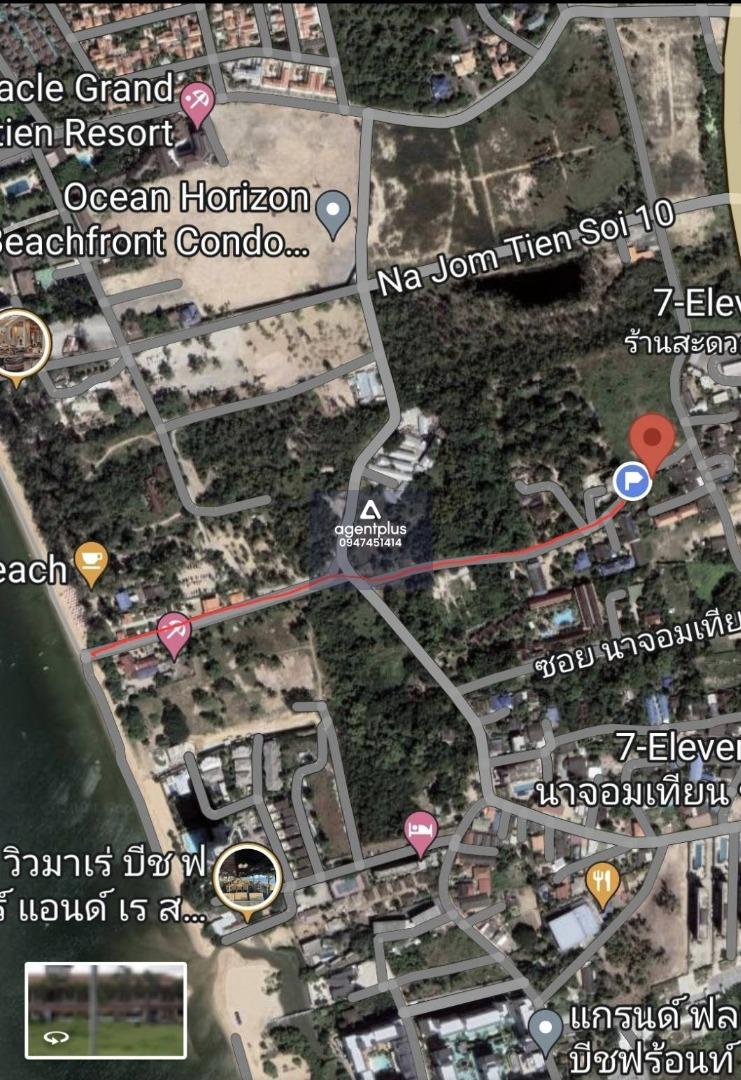 * ขายที่ดิน นาจอมเทียน ซอย 12 – ทำเลใกล้ทะเลเพียง 600เมตร