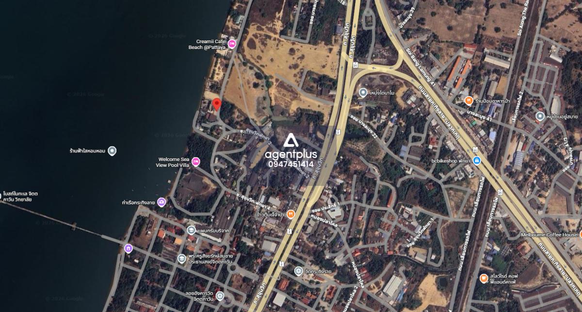 *ขายที่ดินพร้อมกิจการร้านคาเฟ่ พร้อมดำเนินงานได้เลย ติดทะเล ชลบุรี