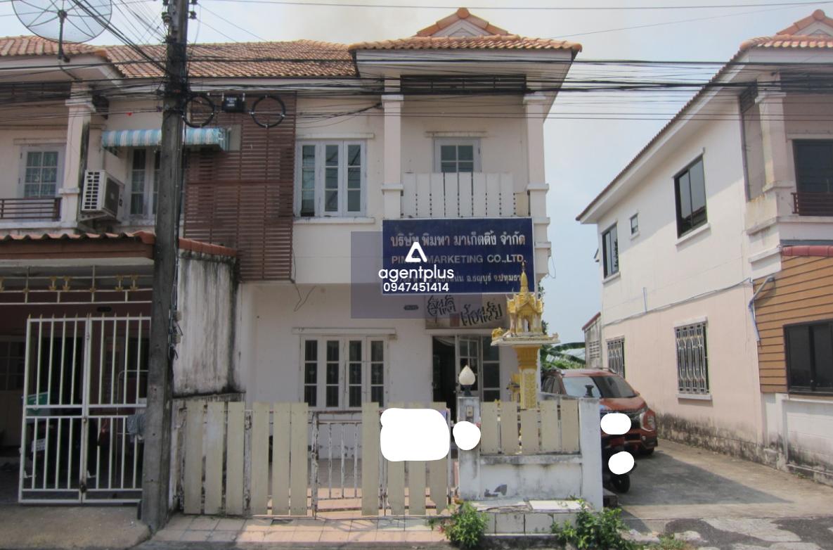 ขายด่วนทาวน์เฮ้าส์เปล่า 2 ชั้นหมู่บ้านวศิน ธัญบุรี-คลอง 9 ถนนรังสิต-นครนายก รายล้อมไปด้วยสิ่งอำนวยความสะดวกมากมาย