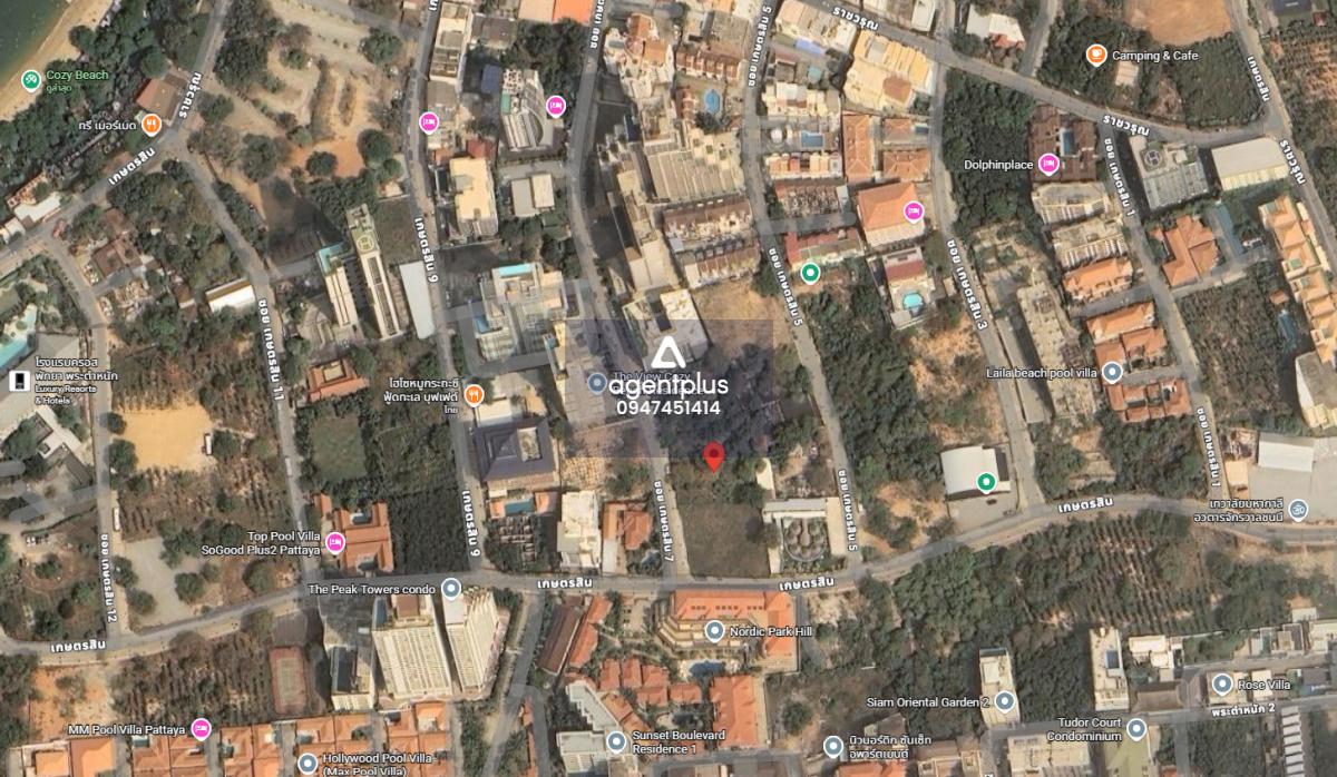 E14-E16 ให้เช่าที่ดิน ซอยเกษตรสิน 7 ล้อมรอบด้วยโครงการหมู่บ้านและคอนโด ห่างทะเล 2-3 นาที