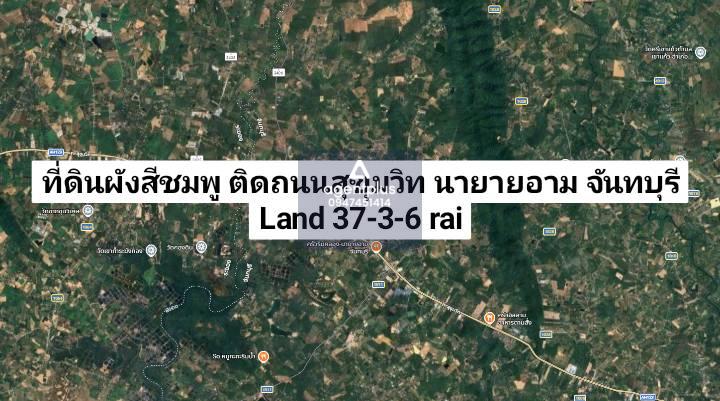 ขายที่ดินพร้อมสิ่งปลูกสร้าง ผังสีชมพู อ.นายายอาม จ.จันทบุรี