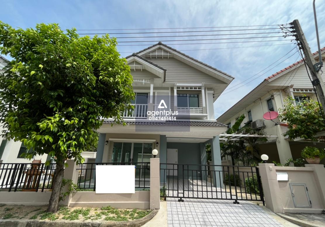 ขายบ้านแฝด 2 ชั้น ทำเลดี เดินทางสะดวก โครงการบ้านมณีรินทร์ พาร์ค 2 เมืองปทุมธานี ปรับปรุงใหม่