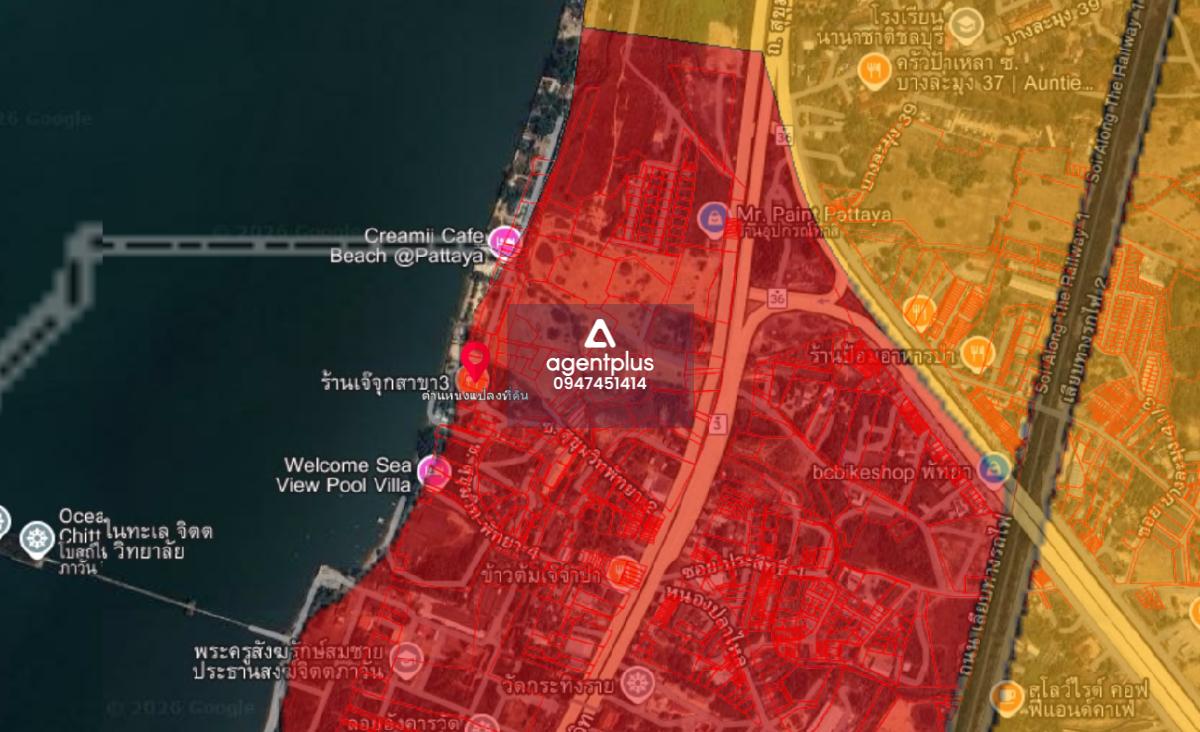 *ขายที่ดินพร้อมกิจการร้านคาเฟ่ พร้อมดำเนินงานได้เลย ติดทะเล ชลบุรี