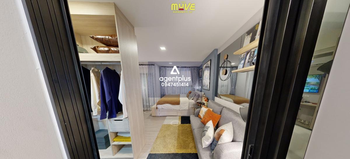 The MUVE Sukhumvit 107 มูฟชีวิตเต็มที่ ไม่มีสะดุด คอนโดมิเนียมสุดหรูจากแสนสิริ ซึ่งตั้งอยู่ในทำเลทองใกล้สถานีรถไฟฟ้าแบริ่ง 