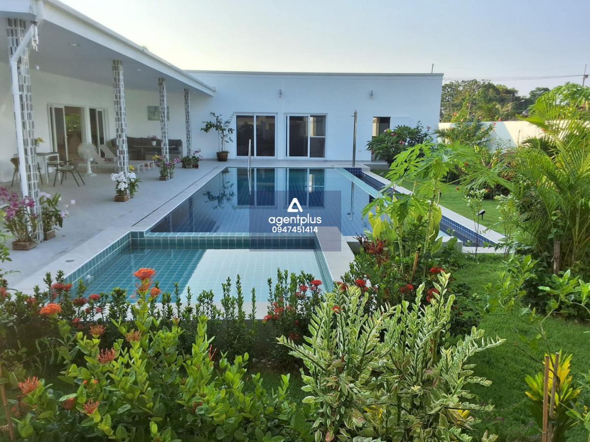 ขายบ้านพูลวิลล่าสวย (บ้านชั้นเดียว) บรรยากาศดี พิกัด ซากนอก