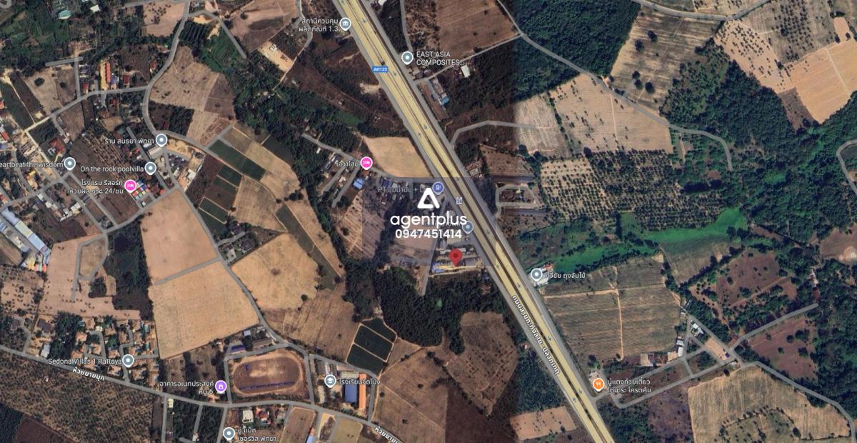 ขายที่ดินพร้อมสิ่งปลูกสร้าง น้ำ-ไฟฟ้าพร้อม ติดถนนกระทิงลาย โป่ง ชลบุรี