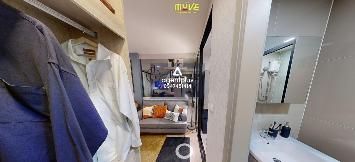 The MUVE Sukhumvit 107 มูฟชีวิตเต็มที่ ไม่มีสะดุด คอนโดมิเนียมสุดหรูจากแสนสิริ ซึ่งตั้งอยู่ในทำเลทองใกล้สถานีรถไฟฟ้าแบริ่ง 