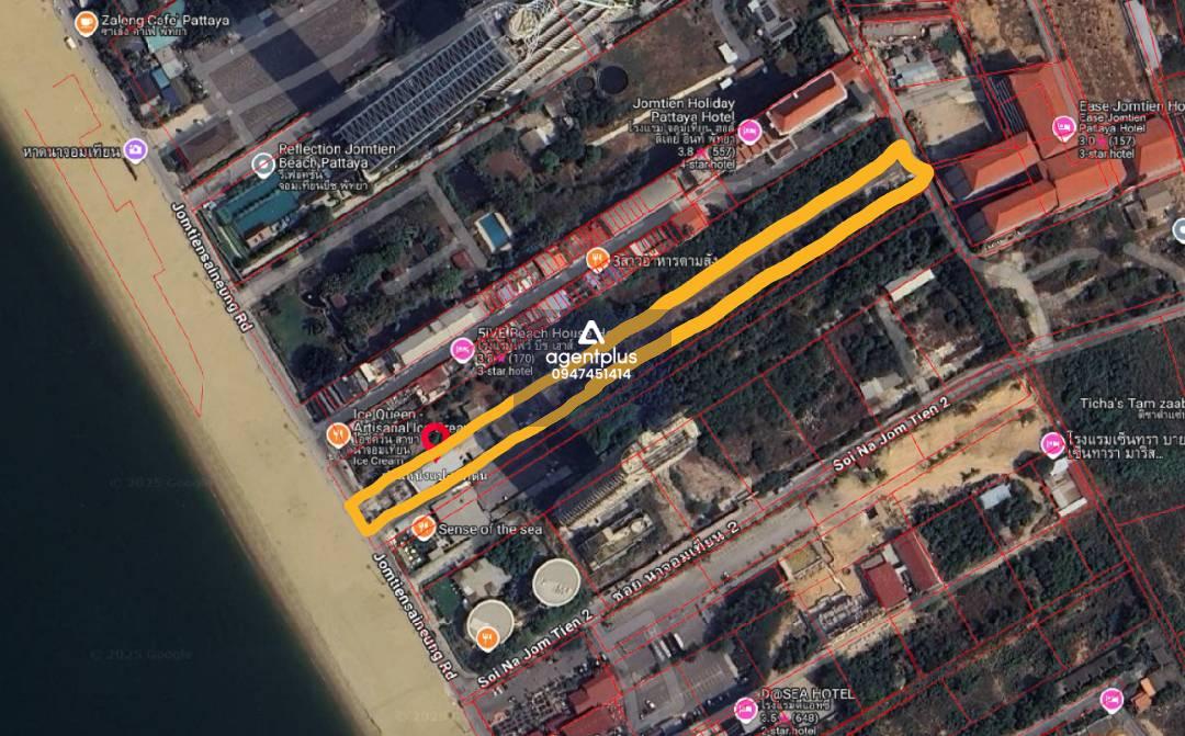 ปล่อยเช่าที่ดินพร้อมสิ่งปลูกสร้าง ติดถนนเรียบหาดจอมเทียน พัทยา