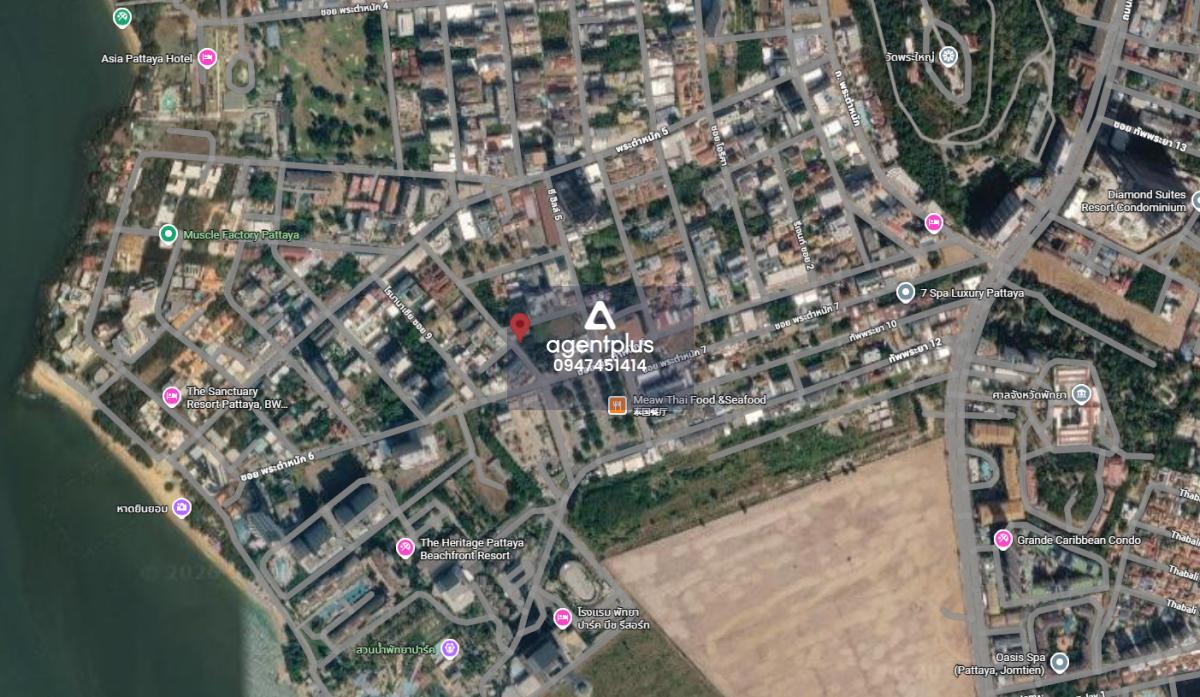 ขายที่ดิน แปลงหัวมุม ในซอย ทำเลเขาพระตำหนัก ซอย 5 ใกล้หาดยินยอม 2 นาที พัทยา