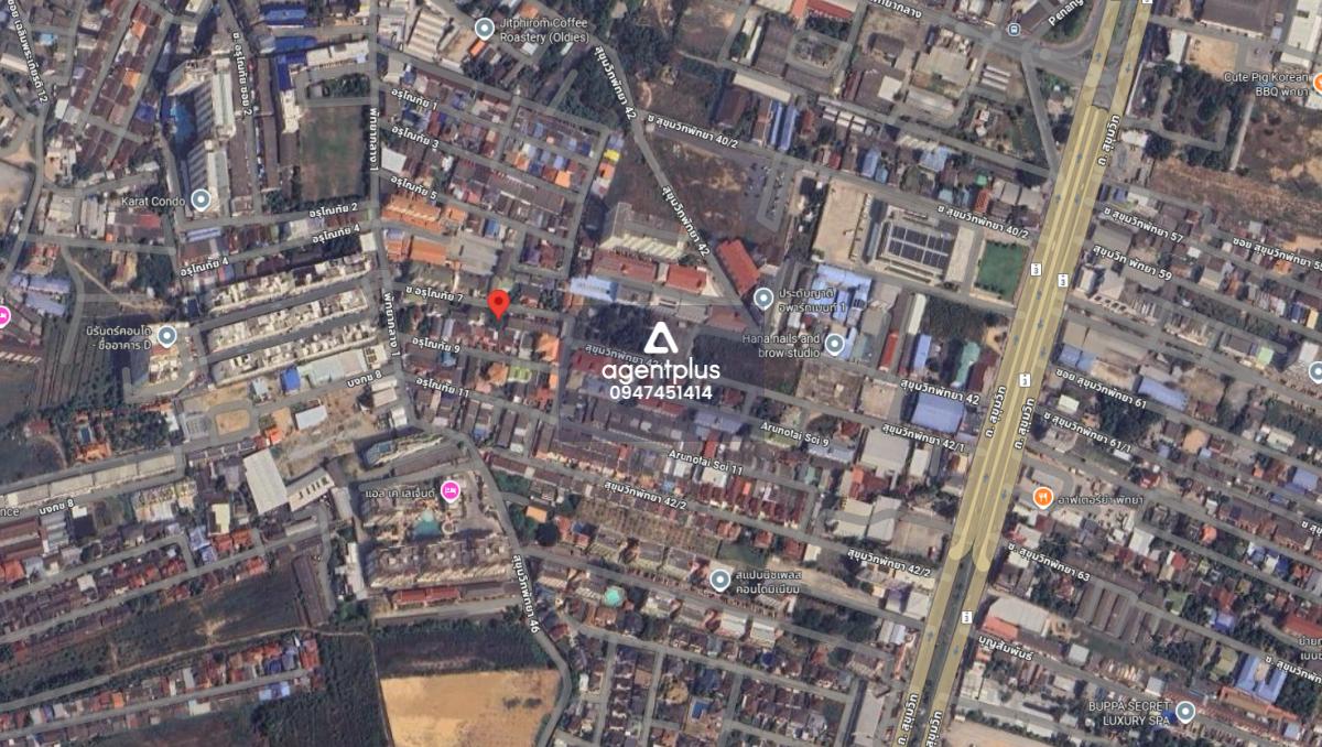 *ขายที่ดินใกล้สนามมวยไทย พัทยากลาง ซอยอรุโณทัย 