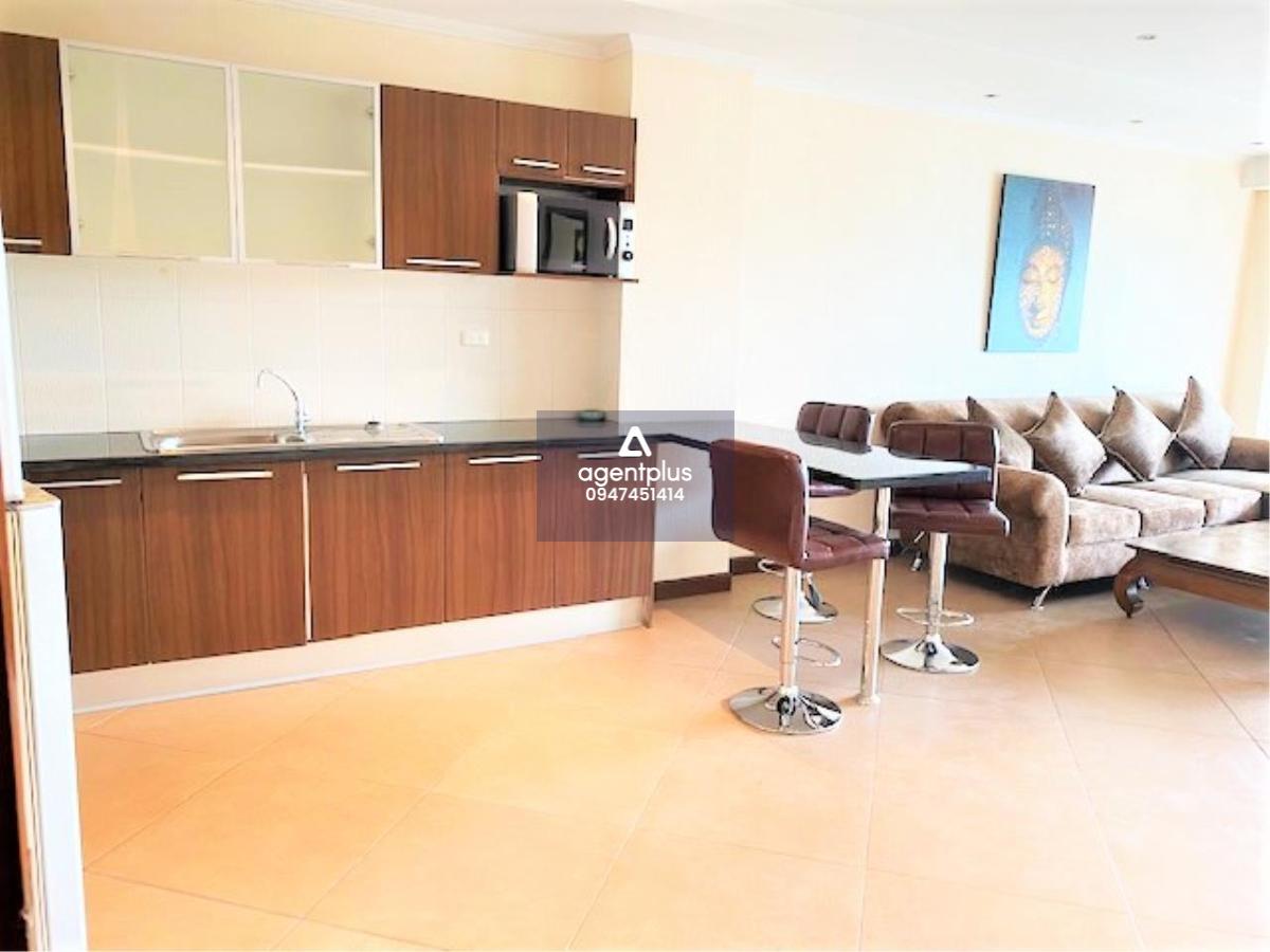 This condo is for sale at the price of 2,950,000฿ 1 bedroom & 2 bathrooms 81 square meters 5th floor Company ownership Fully furnished & ready to move in Condo features: Very spacious living room area Fully equipped kitchen with kitchen counter Large balc