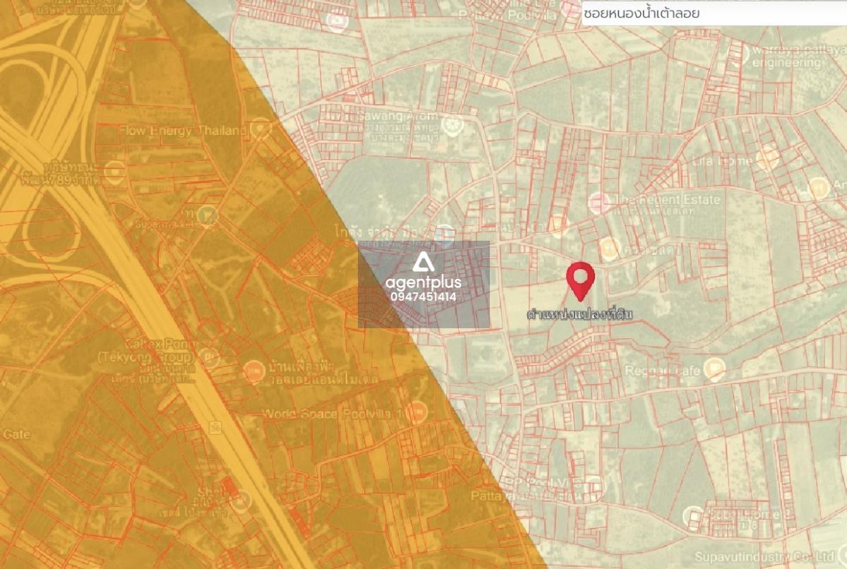 ขายที่ดินเปล่า แปลงใหญ่ ใกล้หมู่บ้านขึ้นใหม่,  โป่ง-พัทยา ใกล้ถนนเส้น 36