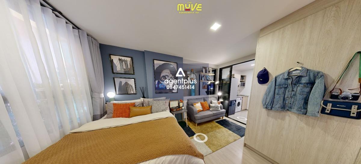 The MUVE Sukhumvit 107 มูฟชีวิตเต็มที่ ไม่มีสะดุด คอนโดมิเนียมสุดหรูจากแสนสิริ ซึ่งตั้งอยู่ในทำเลทองใกล้สถานีรถไฟฟ้าแบริ่ง 