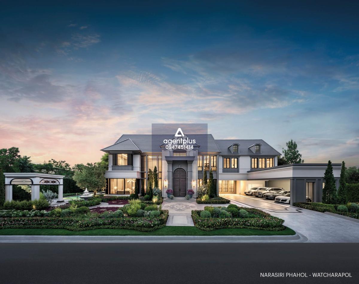 บ้านเดี่ยว Luxury 2 ชั้น โครงการ นาราสิริ พหล - วัชรพล