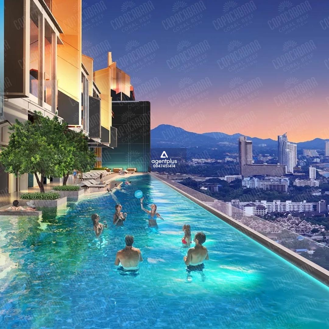 Copacabana Coral Reef คอนโดมิเนียมหรู พร้อมวิวทะเล ใจกลางจอมเทียน  เปิดให้คุณสัมผัสประสบการณ์การพักผ่อนเหนือระดับ และโอกาสการลงทุนที่คุ้มค่า  พัทยา