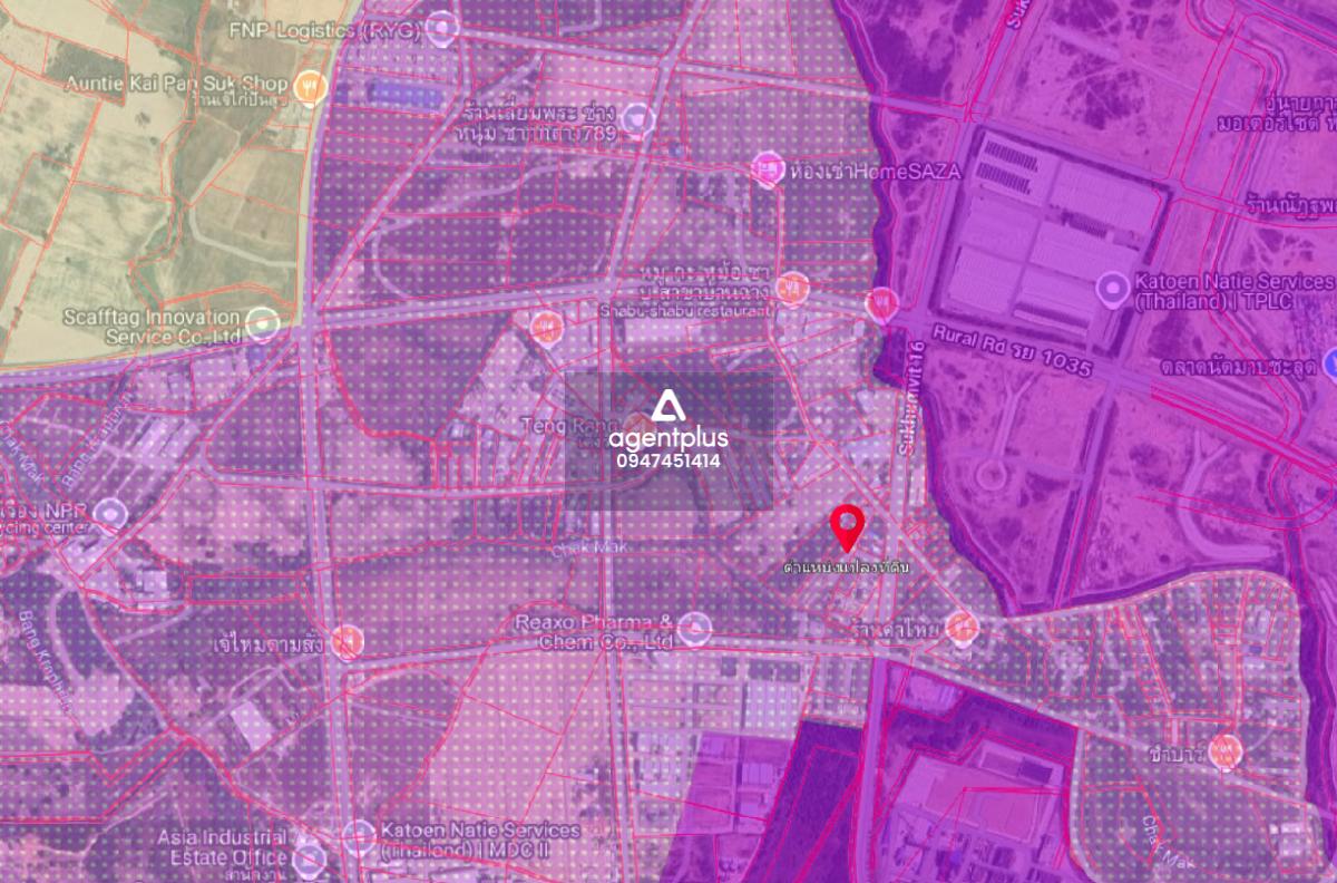 ขาย/เช่า ที่ดินในนิคมเอเชียมาบตาพุด ติดถนนสุขุมวิท 16 จ.ระยอง