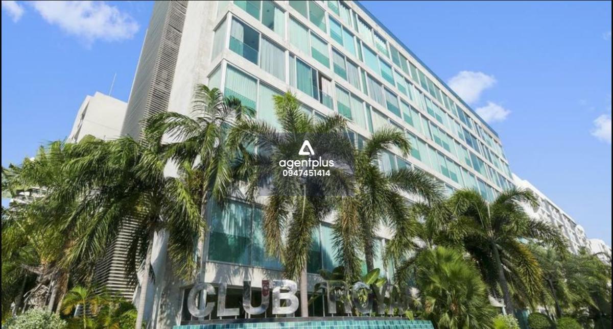 คอนโดใกล้ทะเล ห้องพร้อมเข้าอยุ่ ราคาพิเศษ  Club royal A นาเกลือ พัทยา