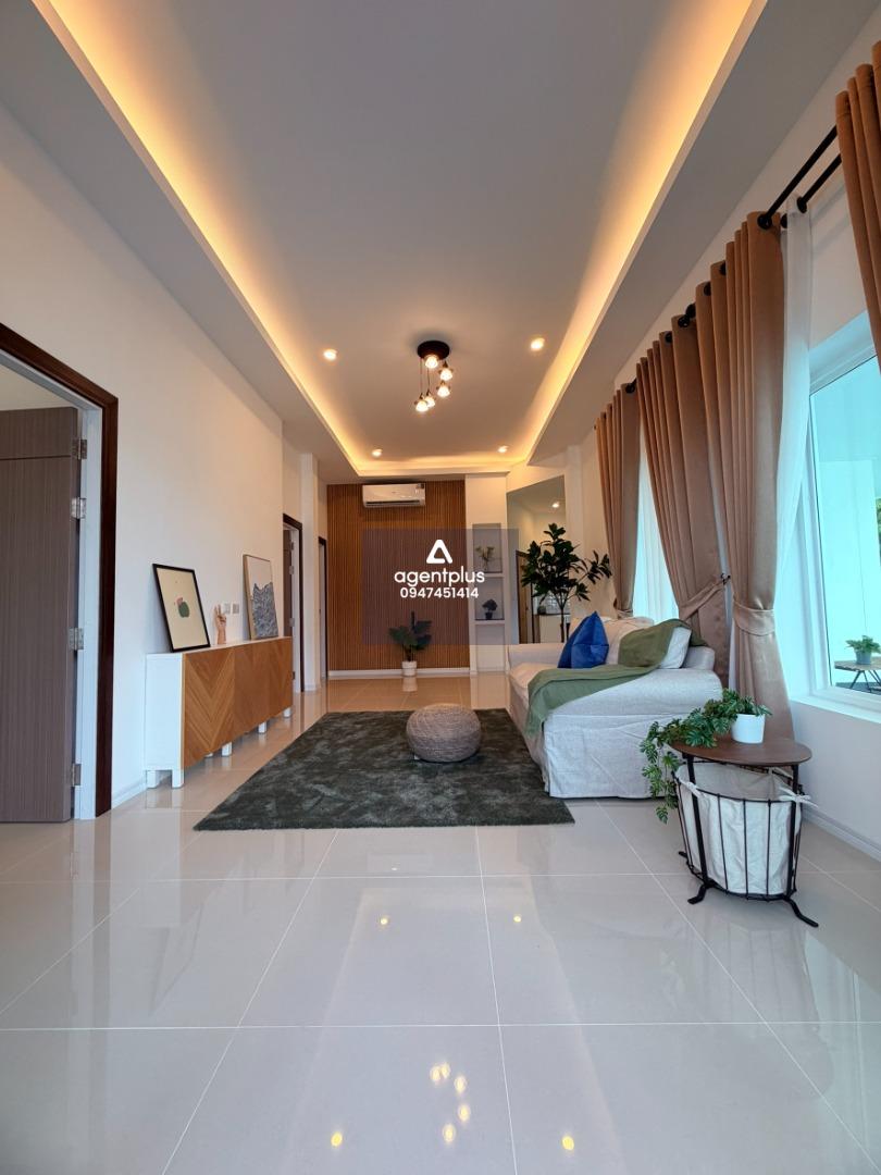 บ้านเดี่ยวสไตล์ Modern Tropical 3 ห้องนอน  เฟอร์ครบ พร้อมอยู่ ทำเลดีใกล้มอเตอร์เวย์