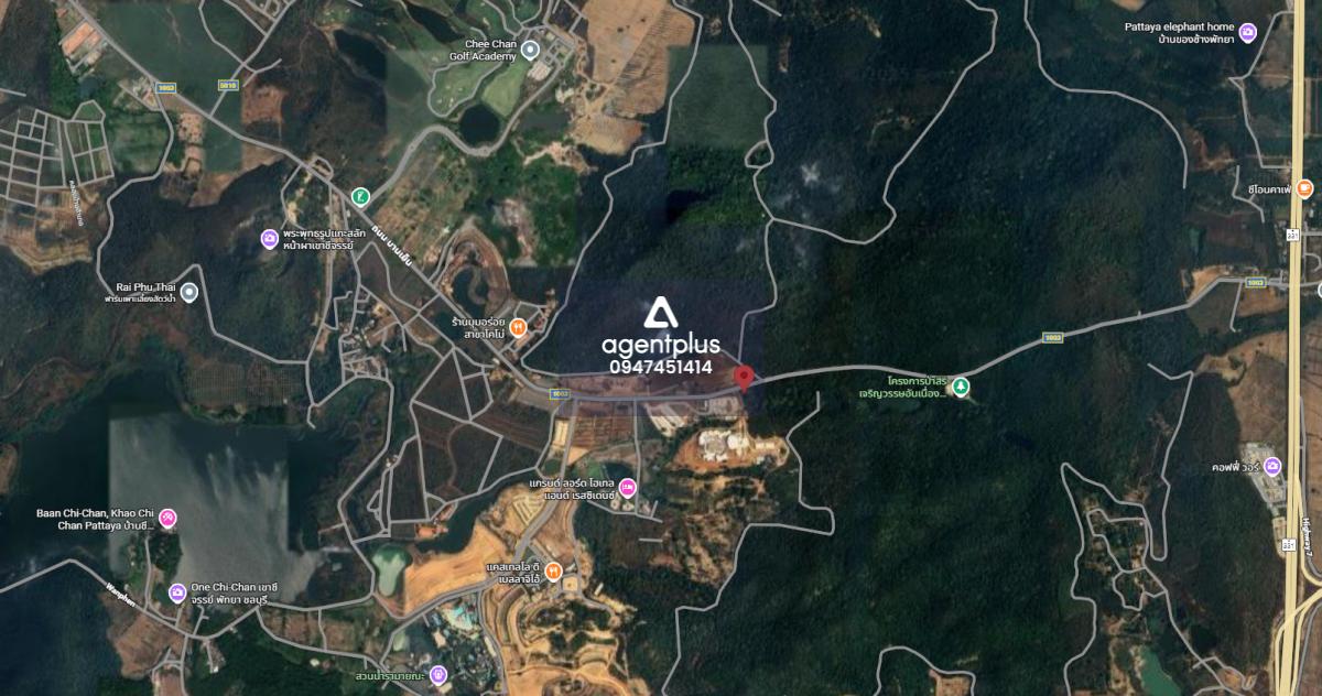 ขายที่ดินใกล้เขาชีจรรย์ ทำเล Silver Lake ติดถนนใหญ่ นาจอมเทียน ชลบุรี