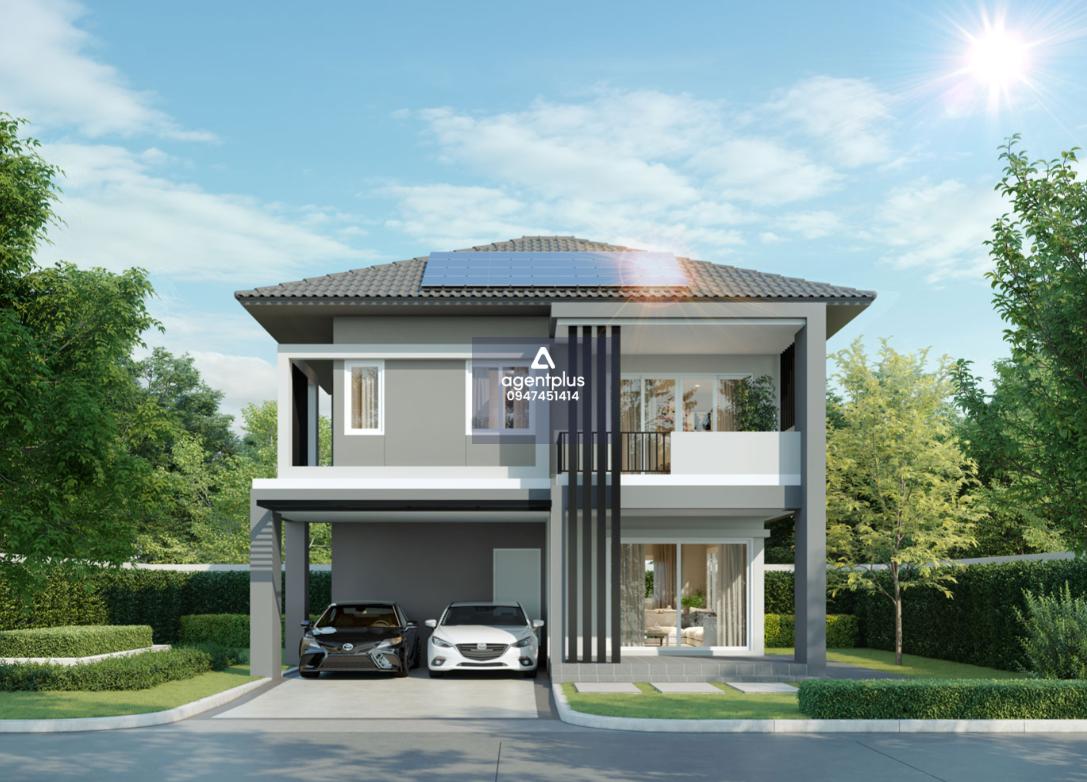 ขายด่วนบ้านเดี่ยว เสนา วิลล์ ลำลูกกา - คลอง 6 (Sena Ville Lumlukka - Klong 6) บ้านเดี่ยว 2 ชั้น ดีไซน์ทันสมัย ฟังก์ชันครบ เหมาะสำหรับครอบครัว ขนาดกว้าง อยู่สบาย