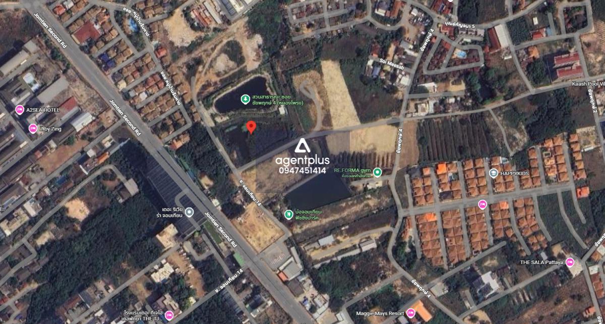 *ขายที่ดินใกล้หาดจอมเทียน 500 เมตร จอมเทียนสาย 2 พัทยา