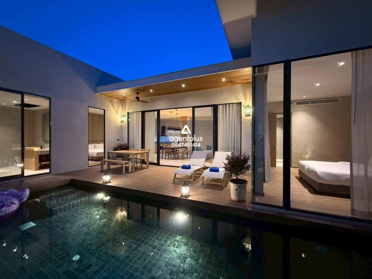 *ให้เช่า / ขาย พูลวิลล่า 8 หลัง + 1 ร้านอาหาร เดินลงทะเลได้ พัทยา นาเกลือ 12