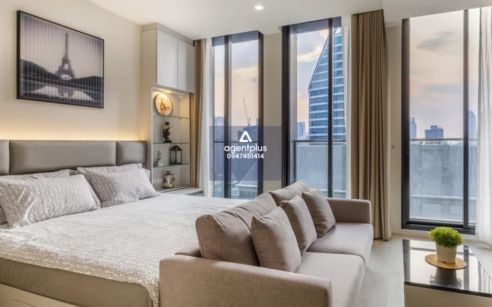 ให้เช่าคอนโด Noble Ploenchit 1ห้องนอน ติดบีทีเอส วิวเมือง เฟอร์ครบ