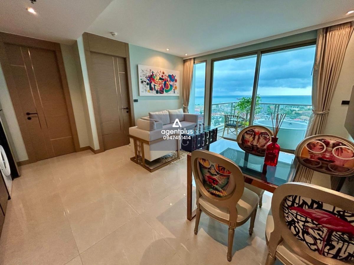 คอนโดหรูสไตล์รีสอร์ท ใกล้หาดจอมเทียน เพียง 5 นาที ยูนิตหายาก! มีจากุซซี่ส่วนตัวบนระเบียง พร้อมวิวทะเลสุดปัง