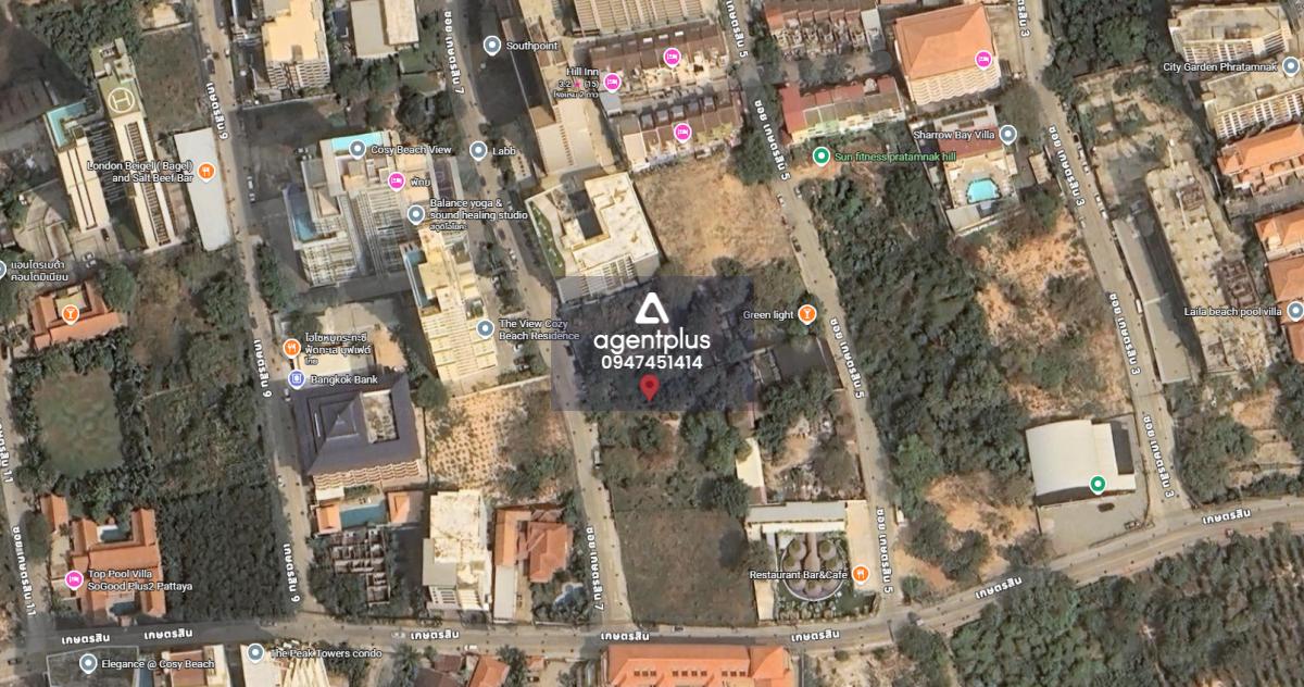 E14 ให้เช่าที่ดิน ซอยเกษตรสิน 7 ล้อมรอบด้วยโครงการหมู่บ้านและคอนโด ห่างทะเล 2-3 นาที