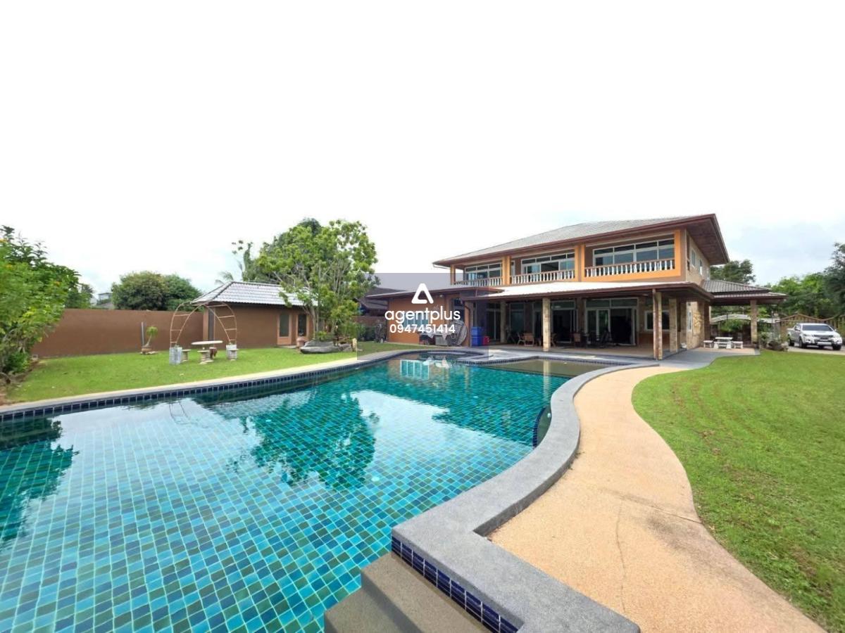  ขายพูลวิลล่าหลังใหญ่ ทำเลหายาก ใกล้อ่างเก็บน้ำมาบประชัน