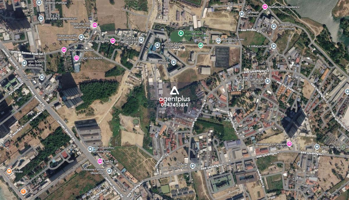 *ขายที่ดินพร้อมสิ่งปลูกสร้าง ติดโครงการบ้านจัดสรร ซอยวัดบุญกาญจนา พัทยา