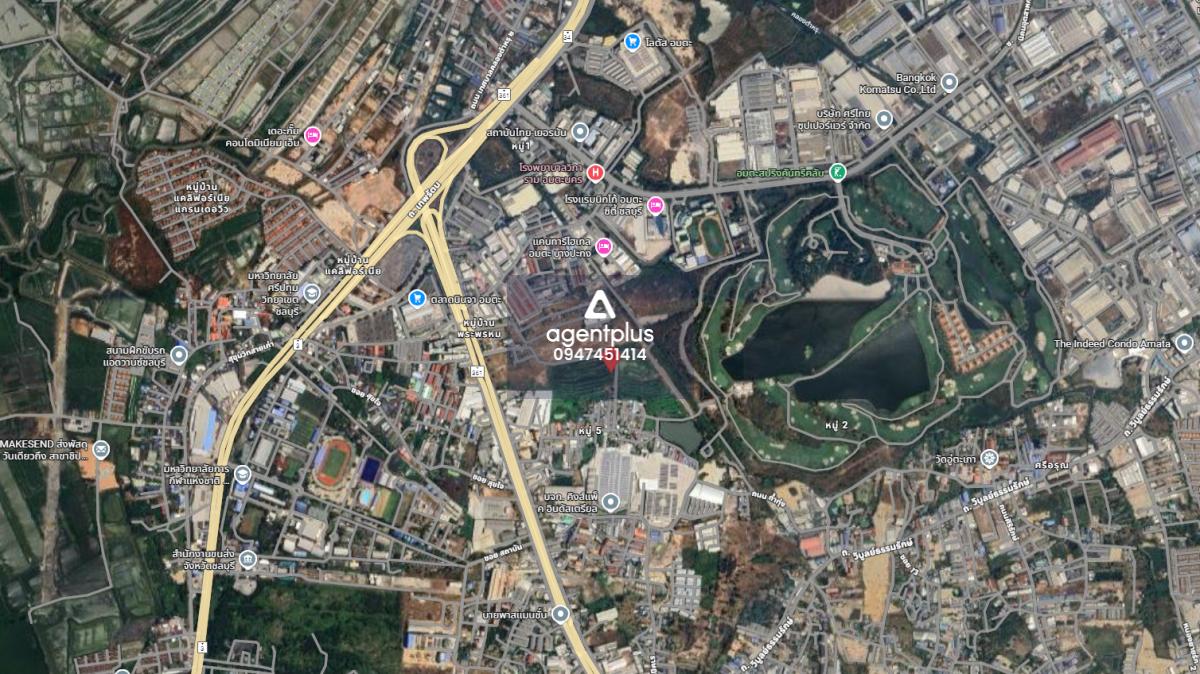 ขายที่ดินยกแปลงใหญ่ ใกล้ถนนเลี่ยงเมืองชลบุรี หนองไม้แดง ชลบุรี