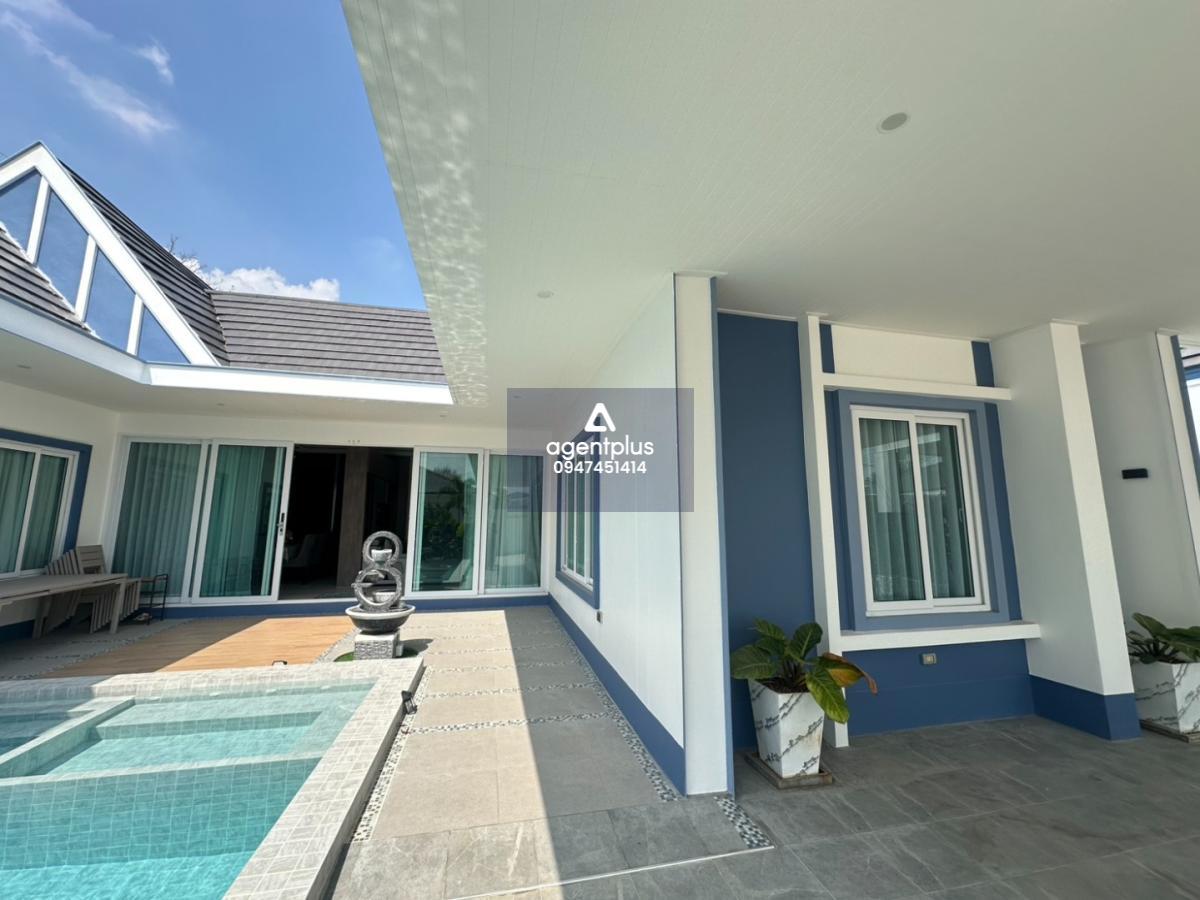 พูลวิลล่าสร้างใหม่ พร้อมให้เช่า  4ห้องนอน ทำเลโป่ง – มาบประชัน ลากกระเป๋าเข้าอยู่ได้เลย